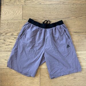 adidas Men's Athletic Shorts in Purple and Black